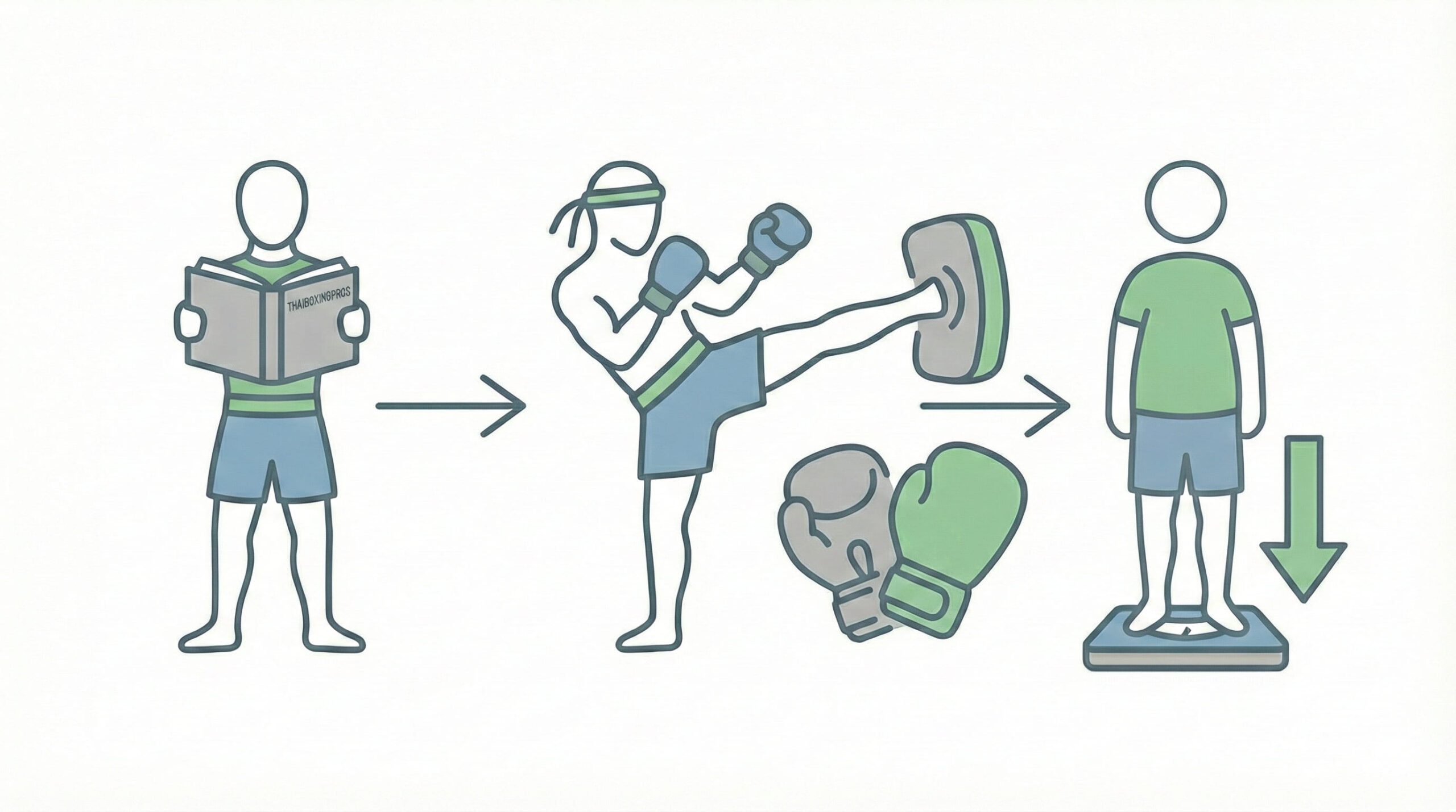 Losing weight with training